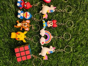 Pack Of 13 Premium Quality Silicon Key Chain