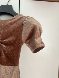 Girls Party Wear Flock