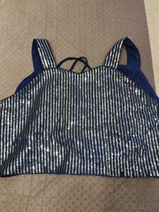 Elegant Navy Blue Saree