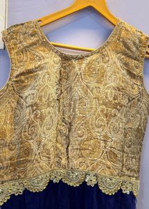 Elegant Embroidered Ethnic Gown