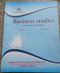 2ND PUC BUSINESS STUDIES KARNATAKA TEXTBOOK