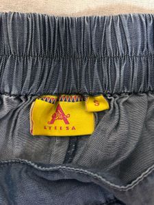 Stylish Blue Wide Leg Pants