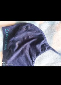Calvin Klein Blue Sports Bra