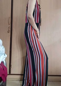 Striped Sleeveless jumpsuit 🦓