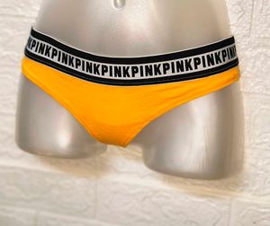 New Pink Branded Yellow Small Size Panty