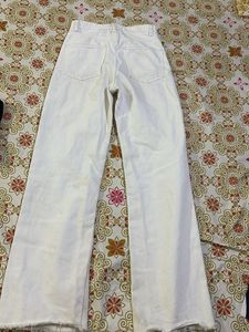White Wide Leg Jeans