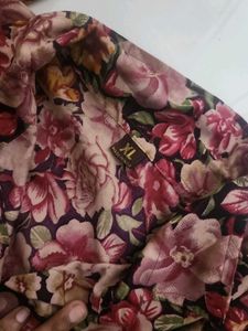 Floral Print Button-Down Dress