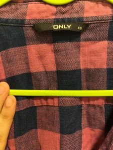 Checkered Shirt Dress
