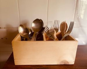 Wooden Spoon Organizer