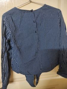 Max Floral Pure Cotton Ribbon Top Brand New