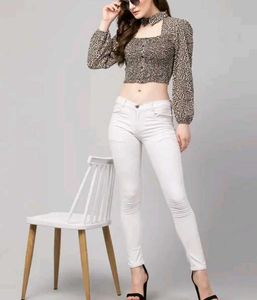Leopard Print Crop Top