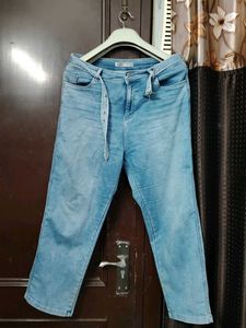 34 Size Stretchable Jeans Ankle Length