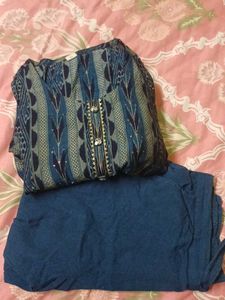 Sambalpuri  Print Kurti Set