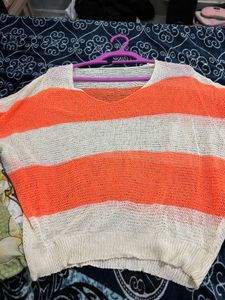 Striped Knit Top