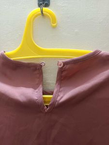 Peach Cut Out top.