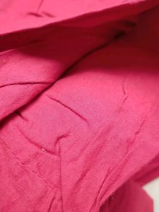 Red Pure Cotton Churidar Pants Size XL