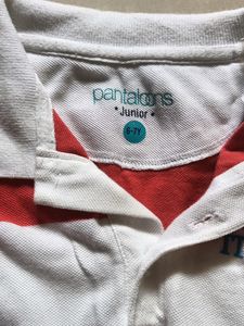 Pantaloons Red And White Boy&#39;s Full Sleeve Tshirt