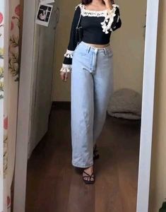 H&amp;M Wide Leg Denim 🌷