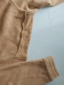 Cozy Brown Knit Jacket