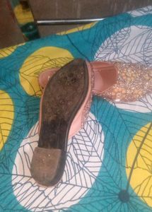 Beautiful Stone Work Ballerina Sandals