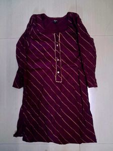 Striped 3/4 Sleeve Tunic