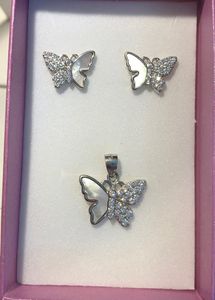 92.5 Silver Pandal With Earrings Set