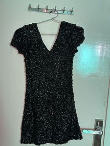 Black Sequence One Piece