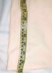 Peach Drop Waist Dress For M To L Size