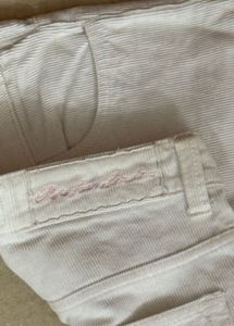 White Corduroy Pants