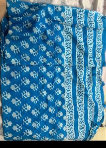 Elegant Blue Printed Kurta set
