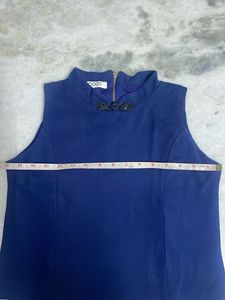 Nevy Blue Sleeveless Top