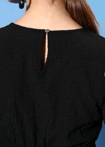 Chic Black Midi Dress