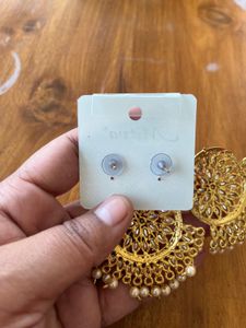 Heavy Earrings And Jhumka