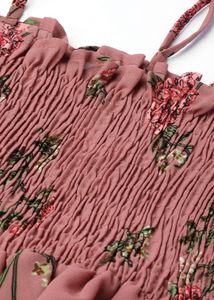 Pink &amp; Green Crop Top