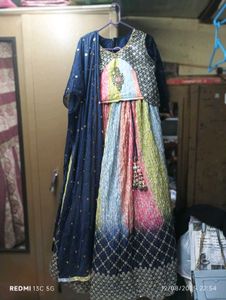 Colorful Embroidered Lehenga Choli Set