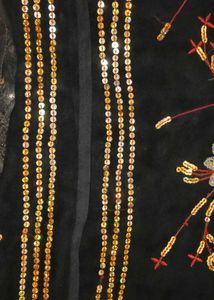 styled black saree with blouse party&#39; wear