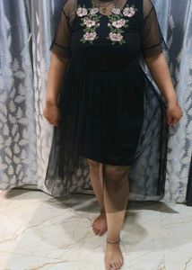 black net dress