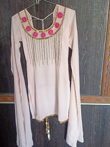 Short Kurti With long Sleeves, Garara , Dupatta