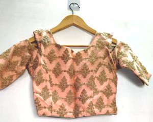 PEACH &amp; SEA GREEN COLOUR CHOLI FOR WOMEN