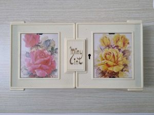 Vintage Floral Jewelry Box with mirror