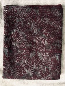 Elegant Maroon Grey Chudidhar Material