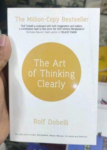 The Art of Thinking Clearly Book (BRAND NEW)
