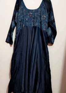Blue Long Dress Or Tunics For 42 Bust