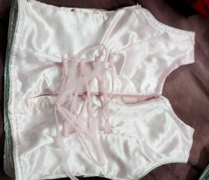 Pink Layered Skirt top