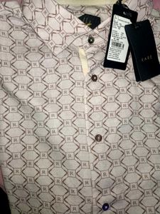 NEW RARE RABBIT BEIGE LENIN COTTON SHIRT