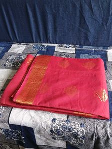 Cotton Silk Zari Border New With Tag