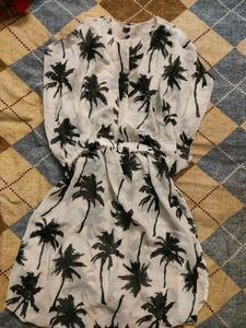 Palm Print Cover Up