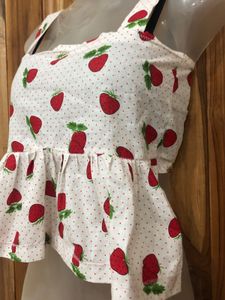 Price Reduced❗️❗️❗️Kawaii Strawberry Babydoll Top