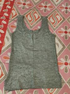 Gray Tank Top warm inner