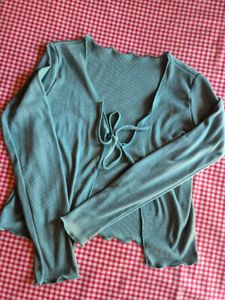 Green Cardigan